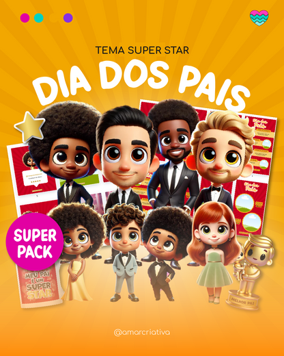 Super Pack Digital + Arquivos para Impressão Dia dos Pais 2024